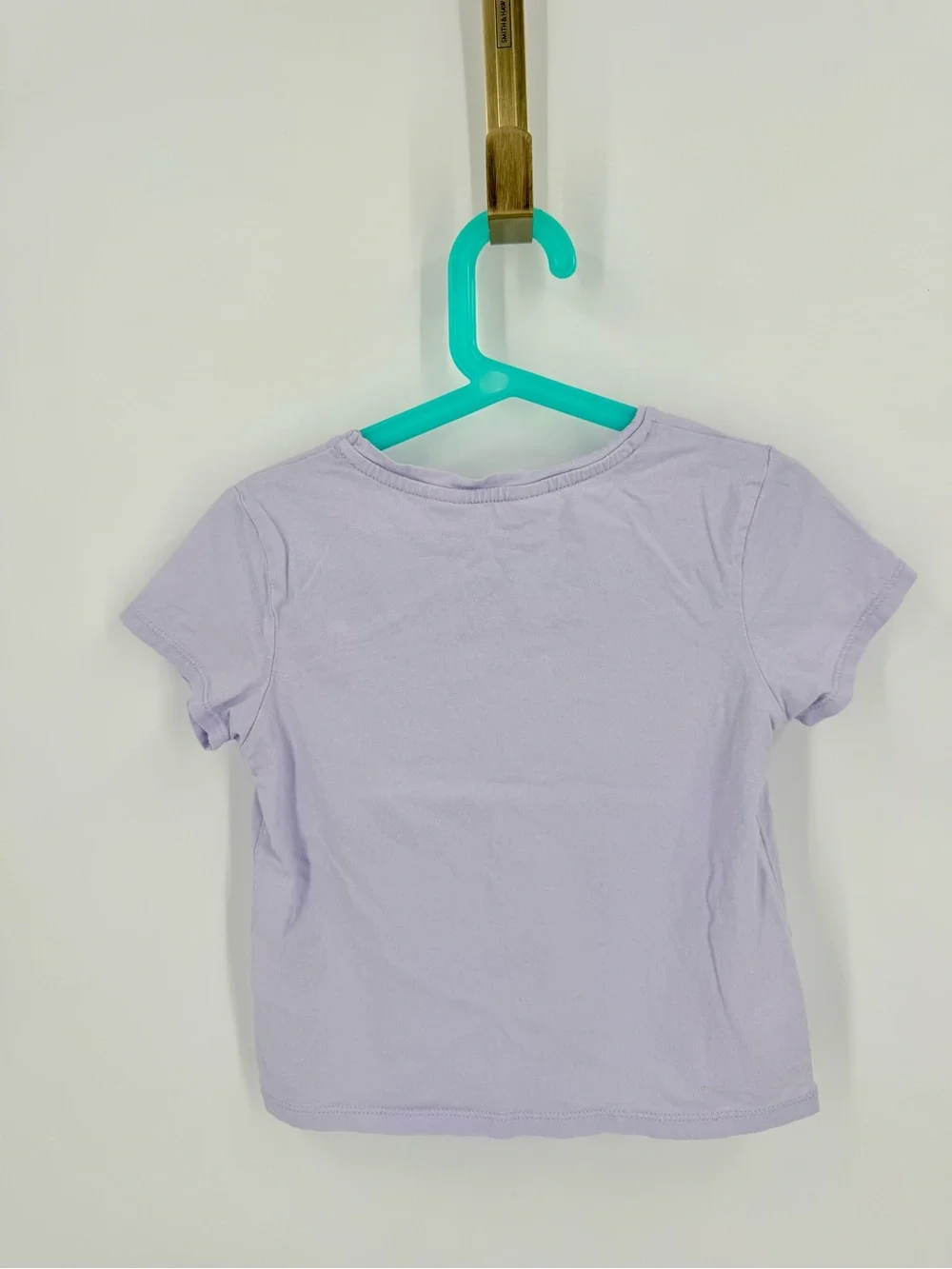 H&M Girls Lavender Sequin Daisy T-Shirt Size 5/6